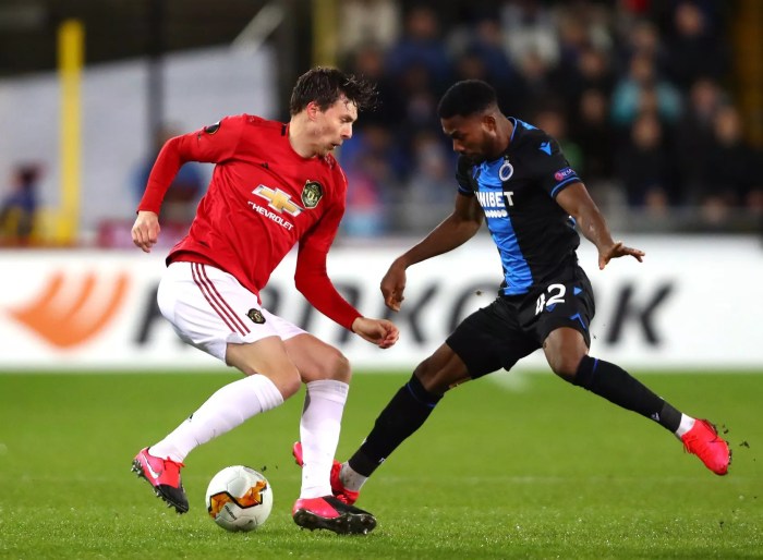 Club Brugge vs Manchester United