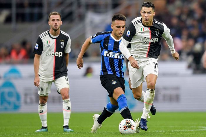 Juventus ronaldo martinez lautaro juve coppa nyaris mourinho menangis pernah vivagoal prediction dream11 juv team startimes megabintang berduel laga eks