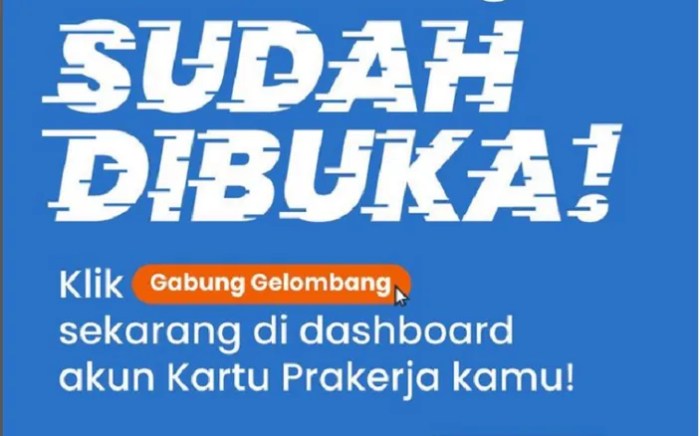 Prakerja gelombang 71 kapan dibuka dan cara daftar