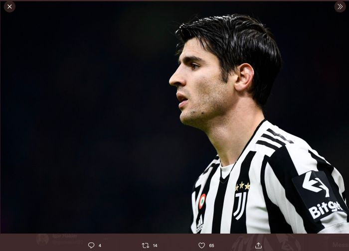 Statistik Alvaro Morata musim ini