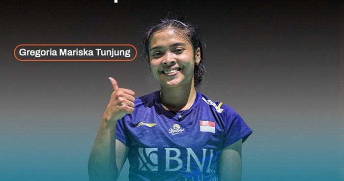 Gregoria Mariska Tunjung prestasi di BWF World Tour